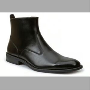 Georgio Brutini Fielding Mens Black Genuine Leather Upper Sz 9.5